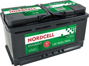 АКУМУЛАТОР NORDCELL DYNAMIC 92AH 740A
