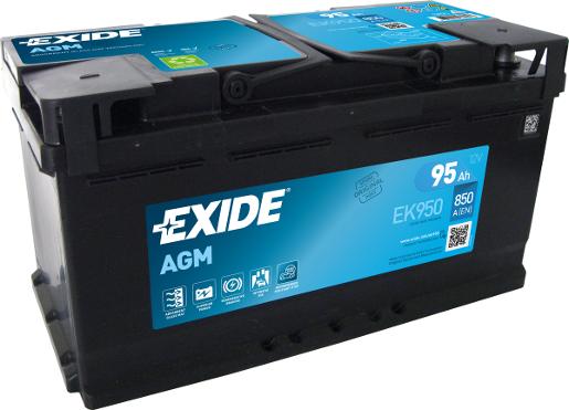 АКУМУЛАТОР EXIDE 95AH 850A AGM