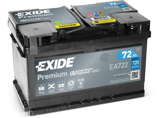 АКУМУЛАТОР EXIDE 72AH 720A