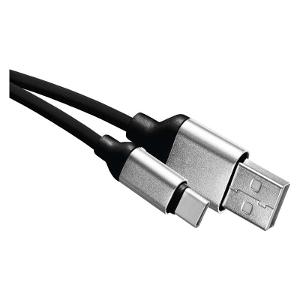 USB КАБЕЛ TYPE C 2.0, 1 M, ЧЕРЕН